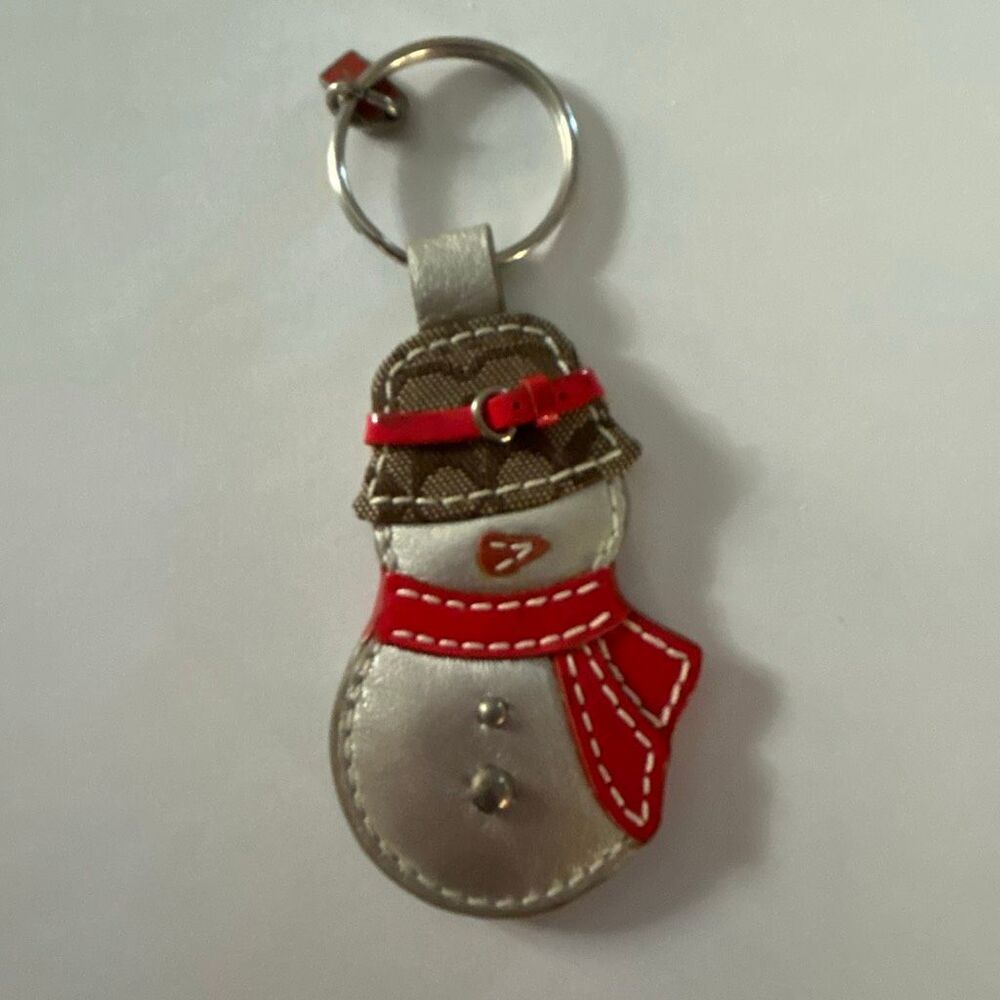 COACH Snowman Keychain - Picture 5 of 5